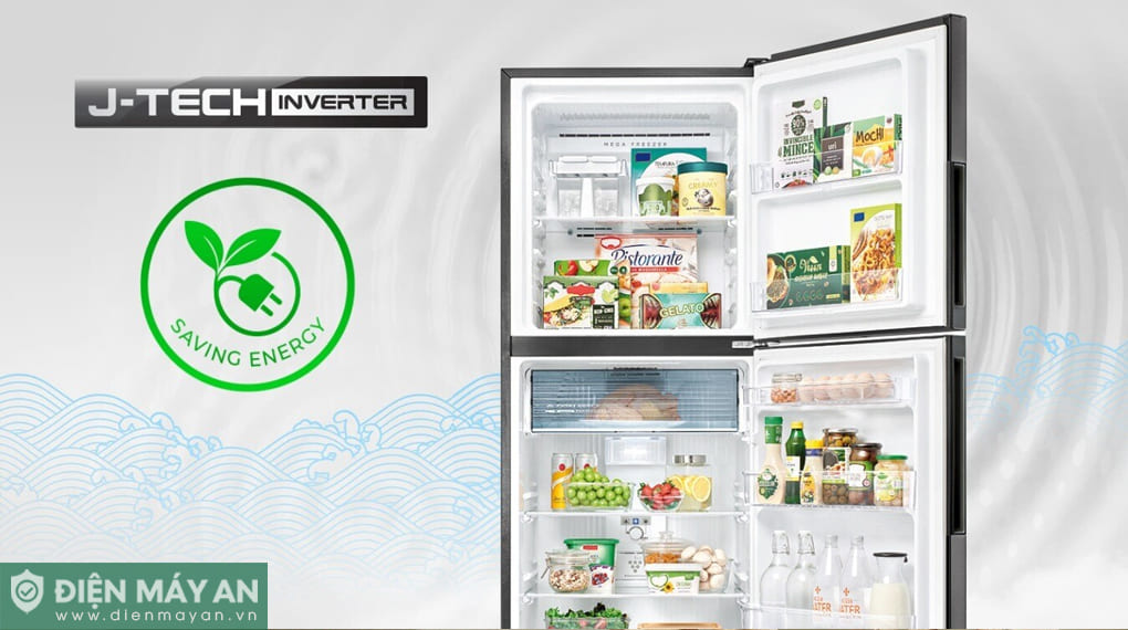 Tủ lạnh Sharp Inverter 330 lít SJ-XP352AE-DS